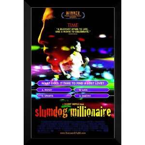  Slumdog Millionaire FRAMED 27x40 Movie Poster