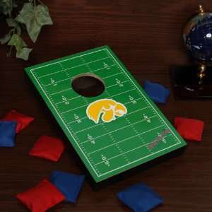  Iowa Hawkeyes Tabletop Football Bean Bag Toss Game: Sports 