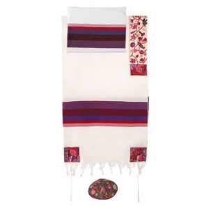   in Color Tallit Prayer Shawl Set   Size 42 x 77 