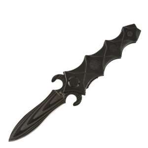  Fury Sporting Cutlery Escape, Black, Etched Blade Knife 