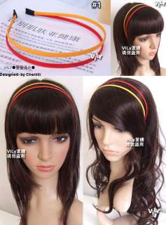 Celebrity Double Layers Ribbon Hair Headband GOSSIP #1  