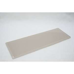  Fog   4x12 Blanched Almond Glass Tile (3 pieces = 1 