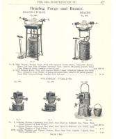 1902 Clayton Soldering Furnace Brazing Forge Catalog Ad  