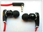 HOT IN EAR EARPHONE HEADPHONE EARBUDS FOR i Pod MP3 MP4 RED High 