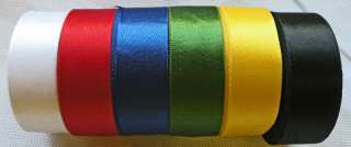 Rolls 1 INCH / 25mm wide Most Demanding SATIN RIBBON.  