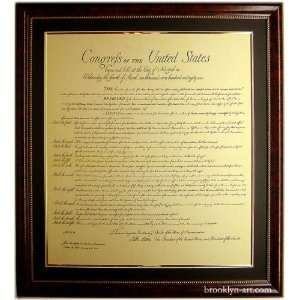  The Bill of Rights Framed and Matted 29x31