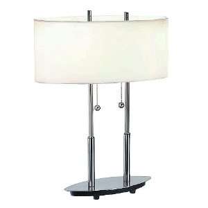  Bliss Collection 2 Light Table Lamp   LS  3821PS/WHT