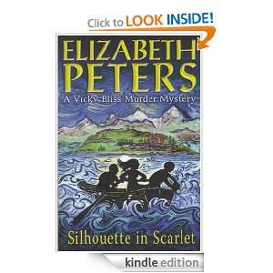Silhouette in Scarlet (Vicky Bliss Murder Mystery) Elizabeth Peters 