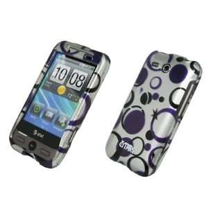   and Black Circle Stars Design Hard Case Cover for AT&T HTC Freestyle