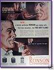 1953 RONSON LIGHTERS PIPE CIGARETTE VICEROY VIOLA AD