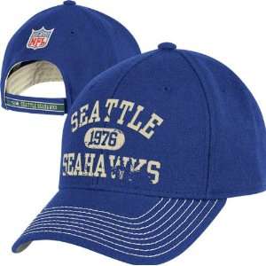 Seattle Seahawks Throwback Hat: Vintage Structured Adjustable Hat 