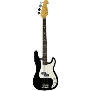 43 Inch Black Electric Bass With Strap, Music Musical 