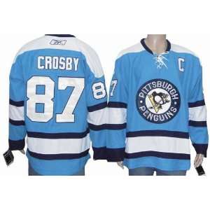 Sidney Crosby Jersey Pittsburgh Penguins #87 Blue Jersey Hockey Jersey