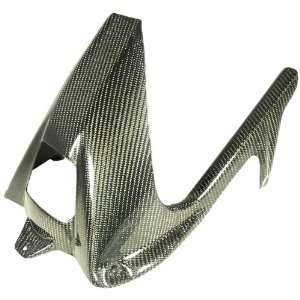   Black Carbon Fiber Real Hugger with Twill Weave Chain Guard for BMW