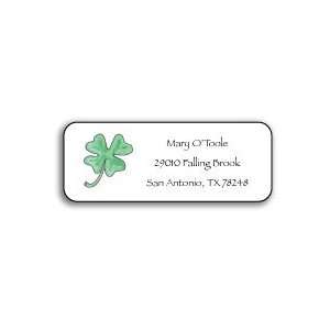  personalized address labels ? lucky clover