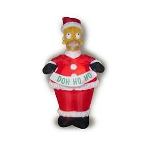     The Simpsons   Homer Santa with Banner   Doh Ho Ho