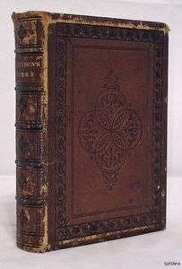 The Poetical Works of Alfred Tennyson ~ Leather ~ 1869 ~ Illustrated 