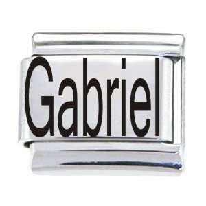 Body Candy Italian Charms Laser Nameplate   Gabriel