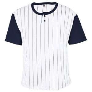   Placket Custom Baseball Jerseys Youth WHITE/NAVY YS: Sports & Outdoors