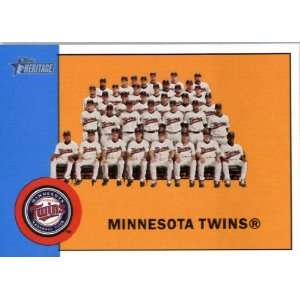  2012 Topps Heritage 162 Minnesota Twins TC   Minnesota 