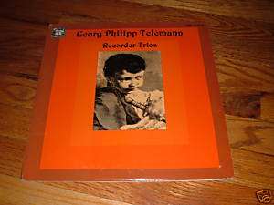 GEORG PHILIPP TELEMANN RECORDER TRIOS MHS 4172/73 LPs  