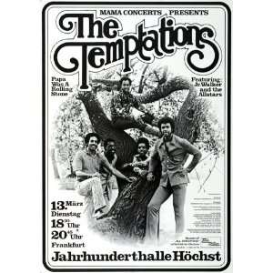 Temptations   Papa Was A Rolling Stone 1973   CONCERT   POSTER from 