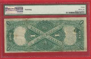 US CURRENCY 1917 $1 RED SEAL LARGE US NOTE, VERY FINE 20 by PMG, Old 