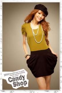 D351 Spring Korean style cotton womens T shirt/dress  