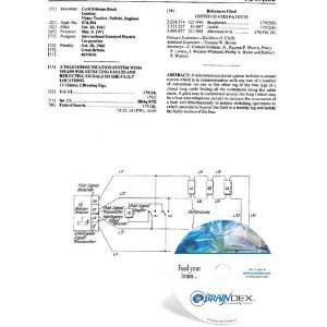 NEW Patent CD for A TELECOMMUNICATION SYSTEM WITH MEANS FOR DETECTING 