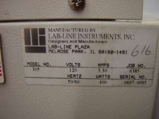 Lab Line Imperial III Radiant Heat Incubator 305  