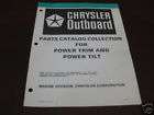 1979 Chrysler Boat Outboard Parts Manual Brochure