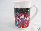 Royal Norfolk RED HAT Snow Women 4 3/4 Coffee Mug