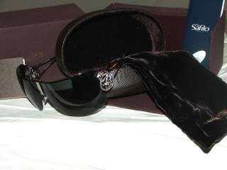 BOUCHERON Crystal Viper Black Sunglasses 78/S; NEW $755  