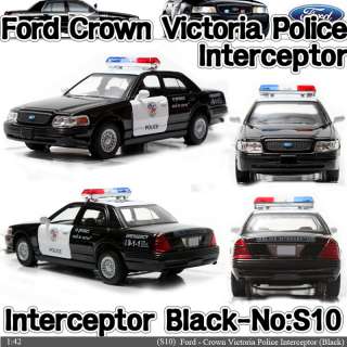 Ford Crown Victoria Police Interceptor Color selection Diecast Car 
