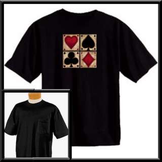 The Suits Heart Spade Club Diamond Shirt S 2X,3X,4X,5X  