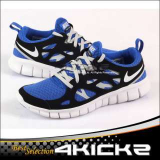 Nike Free Run 2.0 (GS) Blue/White Black Neutral Grey  
