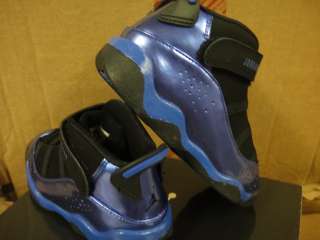 Nike Jordan 6 Rings Black Blue Shoes Infant Toddler 6  