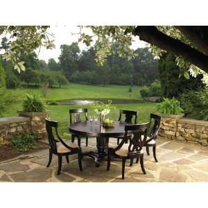 The Sturlyn Onyx 60 Round Dining Room Set: Furniture 