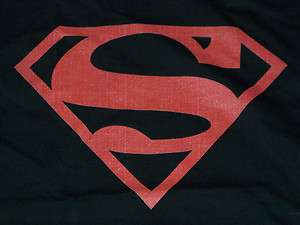 Superman Logo T Shirt (Size Large, Color, Black) New  