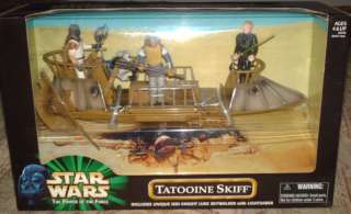 Star Wars POTF2 Tatooine Skiff w/ Skiff Guards MIB  