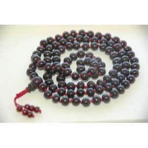   Rosewood Mala 108 Beads for Meditation Knots Between Each Beads