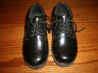 Boys Size 13 Black Dress Shoes Stanley Blacker EUC  