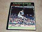 Cleveland Indians Mike Paul Auto Signed 1971 Topps Card #454 SCARCE 