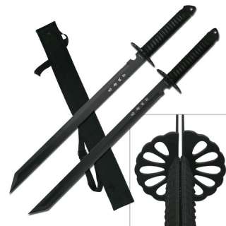 PC Full Tang Ninja Twin Bladed Sword K102014ABK  