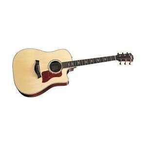  Taylor 2012 810Ce Rosewood/Spruce Dreadnought Acoustic 