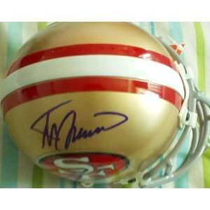 Steve Spurrier autographed San Francisco 49ers mini helmet