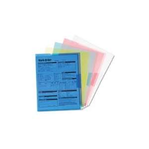: Poly Project Jackets   Letter, Poly, Clear/Translucent: Blue/Green 