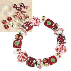  Christmas Bead Bracelet Kit   Beading & Bead Kits Arts 