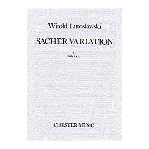  Witold Lutoslawski: Sacher Variation For Solo Cello 