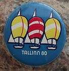 1980 Tallin Olympics Russia Sailing Boats Flying Spinnaker Sail 